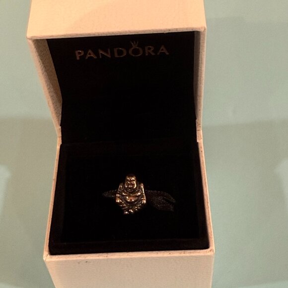 Pandora Authentic Sterling Silver Buddha Charm #790478 retired - Picture 2 of 3